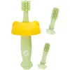 Brosse à dents évolutive en silicone VERT Badabulle