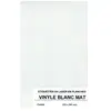 Silhouette Etiquettes autocollantes - Vinyle blanc mat A4