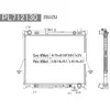 Nps NIPPON PIECES SERVICES Radiateur moteur pour ISUZU: Rodeo, D-Max (Ref: I156U07)