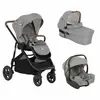 JOIE - Poussette trio Versatrax + I-Gemm 3 + Nacelle Ramble XL Pebble