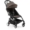 STOKKE - Poussette YOYO3 Pack 6+ Léopard / Cadre Noir