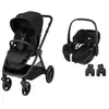 MAXI COSI - Poussette DUO Oxford + Pebble 360 Pro 2 TWILLIC BLACK