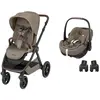 MAXI COSI - Poussette Duo Oxford Pebble 360 Pro 2 Twillic Truffle Maxi...