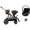 CYBEX - Poussette Duo Gazelle S + Cloud T I-size Chocolate Brown