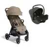 JOIE - Poussette Duo Parcel Lx + Siège auto i-Snug 2 Sandstone
