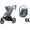 CYBEX - Poussette DUO Avi Spin Stormy blue + CLOUD G i-Size Plus Storm...