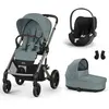 CYBEX - POUSSETTE TRIO Balios S Lux TPE + Nacelle Stormy Blue + Cloud ...