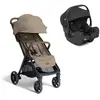 JOIE - Poussette Duo Parcel Lx + Siège auto i-Gemm 3 Sandstone