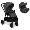 JOIE - Poussette DUO Finiti Ebony + Siège-auto gr0+ I-Gemm 3 Shale
