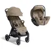 JOIE - Poussette Duo Parcel Lx + Siège auto i-Level Pro Sandstone