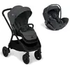 JOIE - Poussette Duo Finiti + Siège-Auto I-Level Pro Ebony - JOIE
