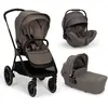 NUNA - Poussette TRIV LX + Siège-auto Arra Flex + Nacelle Lytl Thunder