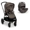 NUNA - Poussette DUO TRIV LX Thunder + Siège-auto Arra Flex Cedar