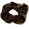 Chouchou velours marron