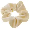 Chouchou velours beige