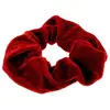 Chouchou velours rouge