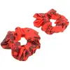 Lot de 2 Chouchou Bandana rouge