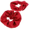 Chouchou Satinés x 2 La Boutique du Coiffeur rouge