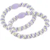 La Boutique du Coiffeur - Élastiques tissés sans métal lilas