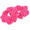 2 Chouchous velours XXL fushia