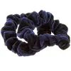 Duo chouchous velours côtelé La Boutique du Coiffeur bleu marine