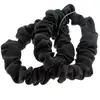 Chouchous Satinés fins x 2 La Boutique du Coiffeur noir