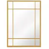 DECOCLICO Miroir Art Déco en métal doré 97 x 67 cm - Wallis - intérieur/extérieur - Or