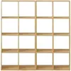 Etagère bois massif 4x4 cases Elio  Bois