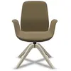 Fauteuil de bureau à dossier inclinable pieds bois Ellie Pro 20HW PROFIM  Bois / Tissus