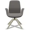 Fauteuil de bureau à dossier inclinable pieds bois Ellie Pro 20HW PROFIM  Bois / Tissus