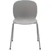 Chaise empilable coque polypropilène et pieds métal Noor 6050 PROFIM  Métal / Plastique