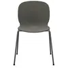 Chaise empilable coque polypropilène et pieds métal Noor 6050 PROFIM  Métal / Plastique