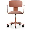 Chaise de bureau assise capitonnée avec accoudoirs Tion 2140 HAG  Métal / Tissus