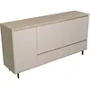 CAMIF Buffet 4 portes 1 tiroir décor bois Gustavo  Bois / Métal