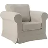 Fauteuil tissu déhoussable Naxos  