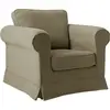 Fauteuil tissu déhoussable Naxos  