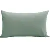 Housse de coussin recyclée Heva CAMIF-30 x 50 cm-Vert Eau