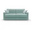 Canapé convertible tissu recyclé déhoussable Aubin 