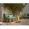 Camif Dossier coussin palette en polyester sapin 60 x 50 cm