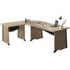 Bureau complet Gregory retour 80 cm Largeur 120 cm Bois