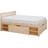 Lit rangement Tara - Naturel - 140 x 200 cm - Camif