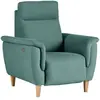 Fauteuil relax electrique tissu coton lin Bergen CAMIF 