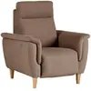 Fauteuil relax electrique tissu coton lin Bergen CAMIF 