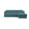 CAMIF Canapé d'angle convertible et réversible tissu recyclé déhoussab...