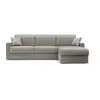 Canapé d'angle convertible et réversible tissu déhoussable Aubin 