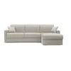 Canapé d'angle convertible et réversible tissu déhoussable Aubin 