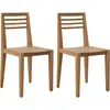 Lot de 2 chaises Canelle  Bois