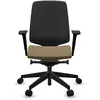 Fauteuil de bureau base noire et dossier résille Light Up 250SL PROFIM  Plastique