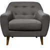 Fauteuil tissu Agathe CAMIF 