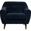 Fauteuil velours Paimpol CAMIF 